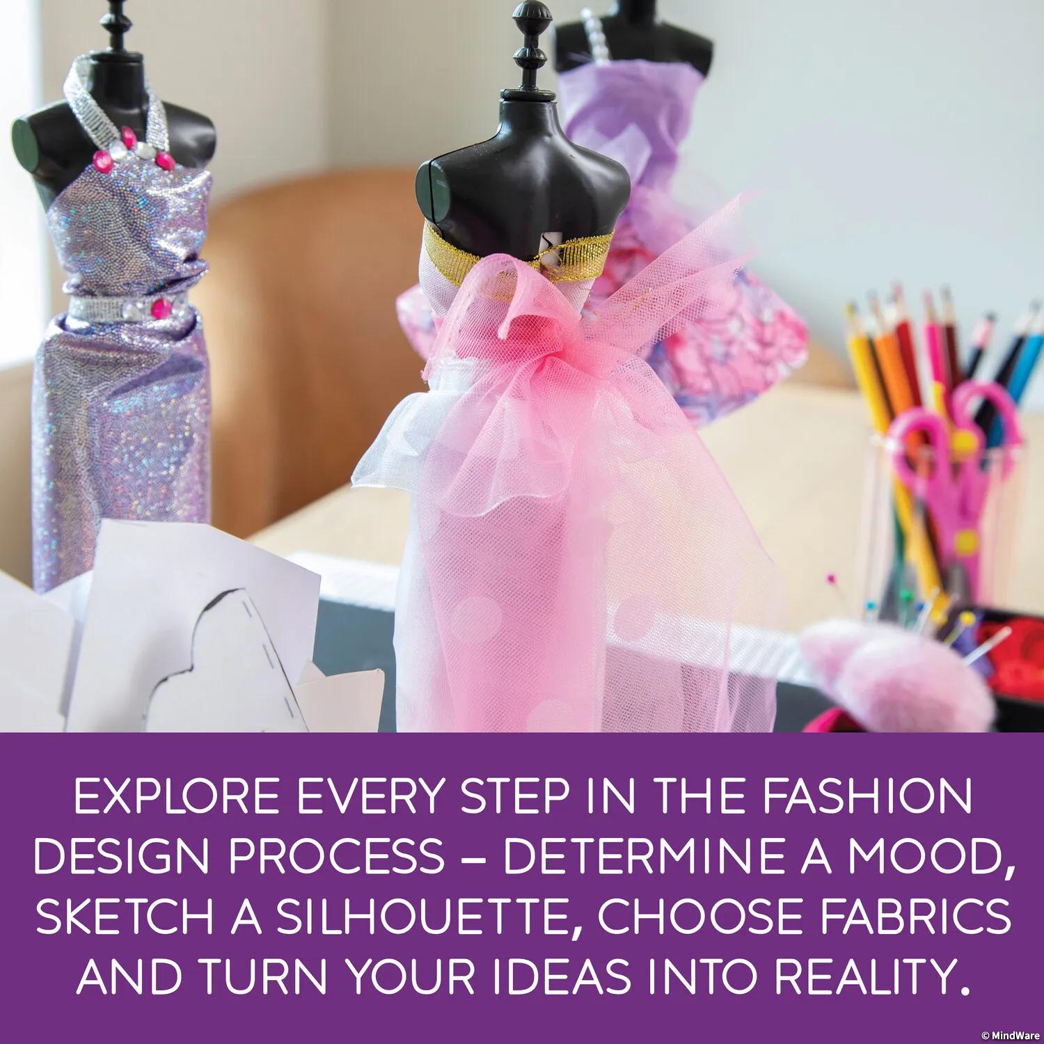 Run the Runway Fashion Design Kit – Creative Dress Styling & Sketching Set for Kids