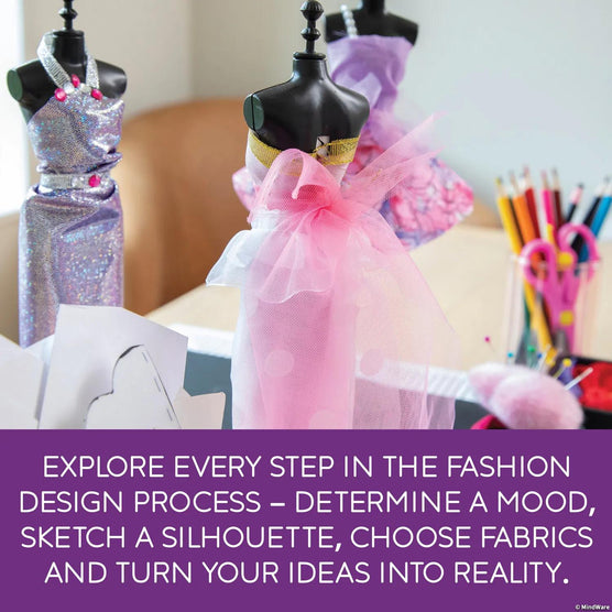Run the Runway Fashion Design Kit – Creative Dress Styling & Sketching Set for Kids