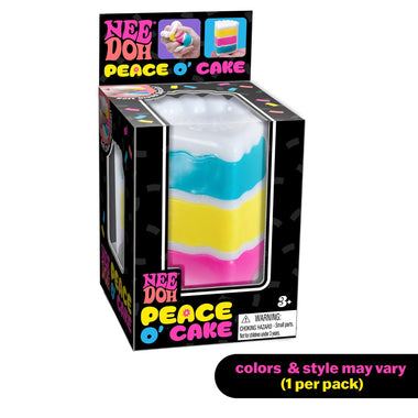 PRE ORDER (ARRIVES ON OR BEFORE FEBRUARY 15TH): NeeDoh Piece of Cake Peace O Cake
