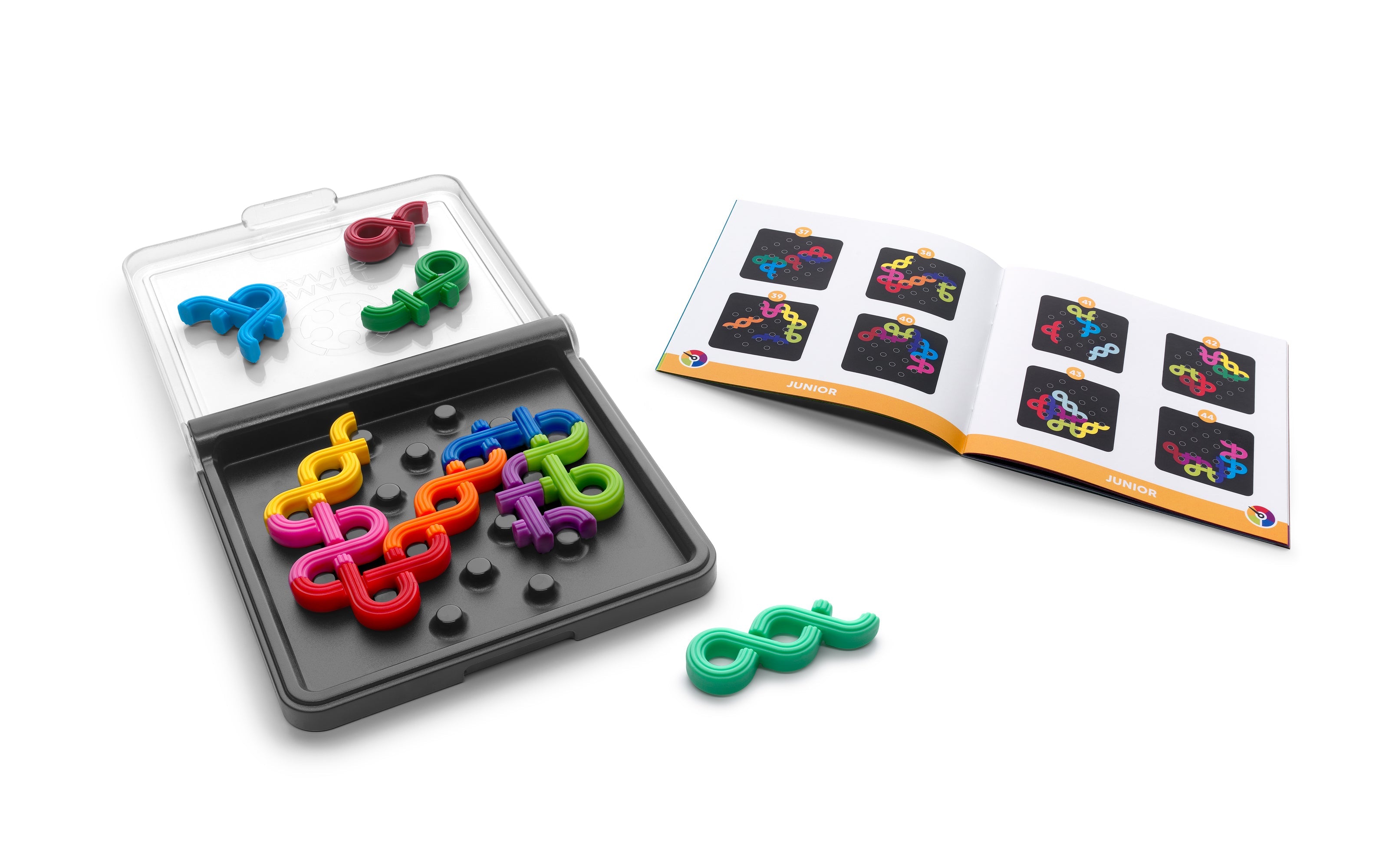SmartGames IQ Noodles - A Travel Friendly Logic Puzzle for Ages 7+