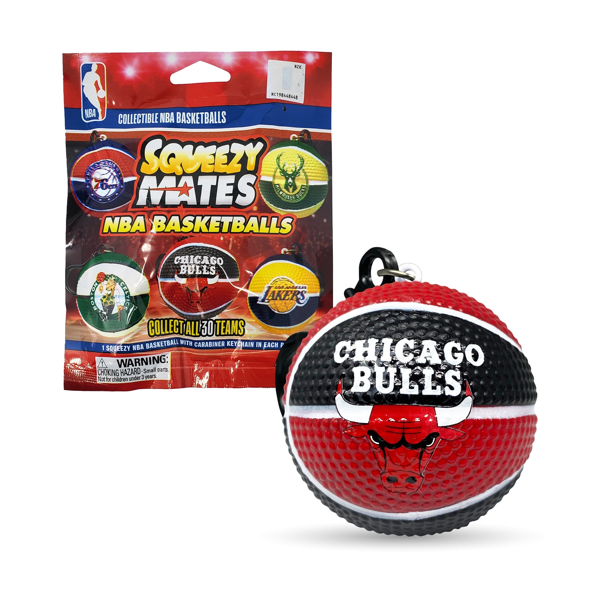 Party Animal SqueezyMates NBA Basketballs Series 1 Set