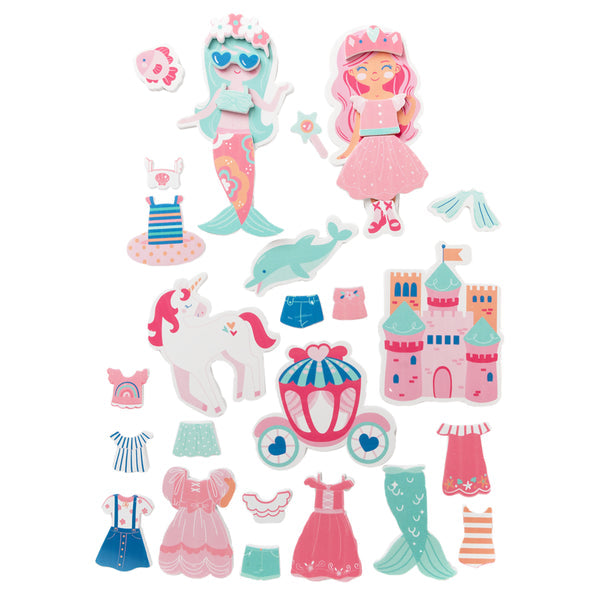 Mermaid Dress Up Bath Toy
