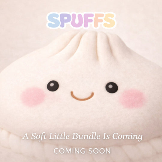 SPUFFS - Sticky Puff Foam Squishies - Dumpling