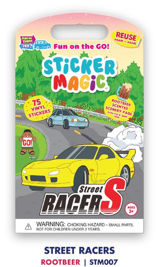 Sticker Magic: Street Racers (Rootbeer)