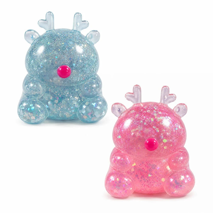 Super Duper Sugar Squisher Glitter Reindeer Squishy Toy