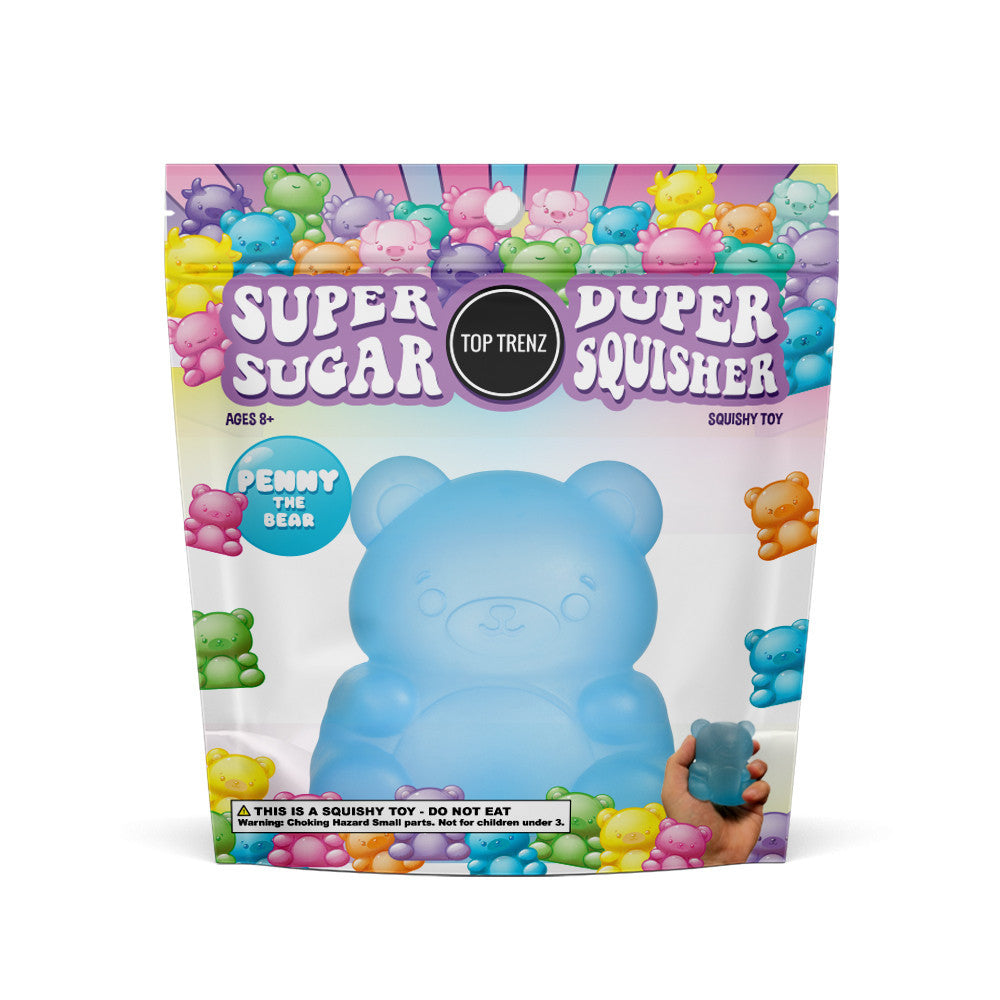 Penny the Bear Gummy Super Duper Sugar Squisher Fidget Toy