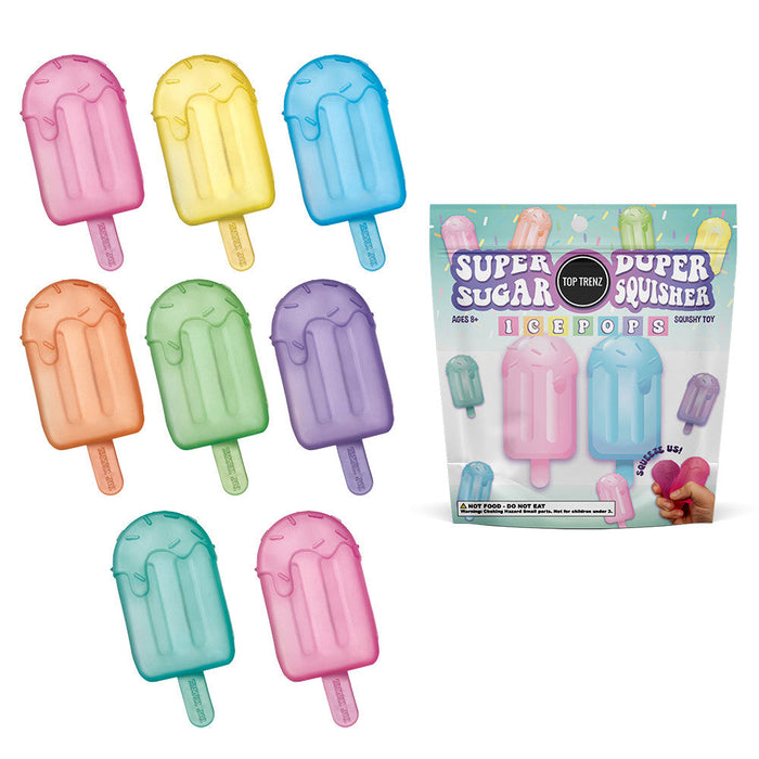 Super Duper Sugar Squisher Mini Ice Pop Fidget Toy Pack