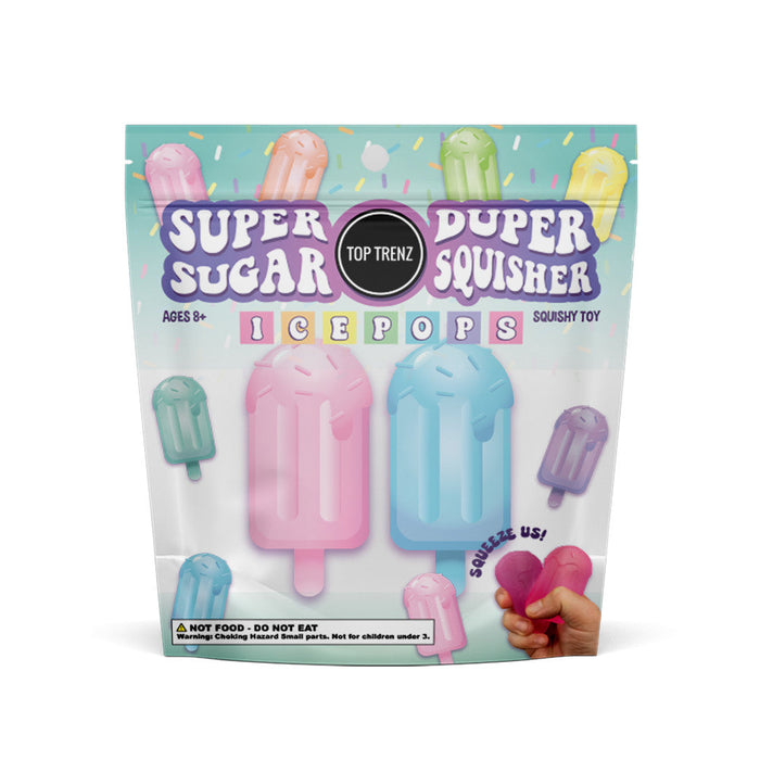 Super Duper Sugar Squisher Mini Ice Pop Fidget Toy Pack
