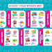 Squishy Refill Capsules: DIY Kit with Bio-Glitter, 4 Assorted Colors