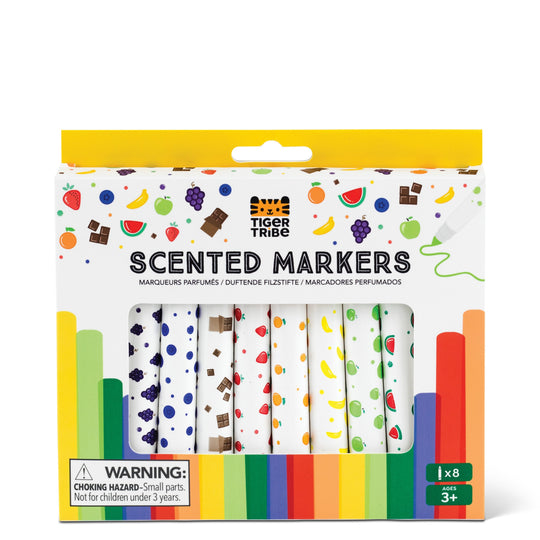 Tiger Tribe Scented Markers Non-Toxic Fruity Fragrance Set