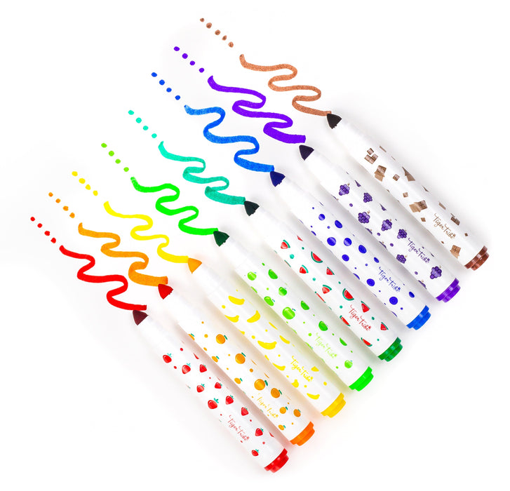 Tiger Tribe Scented Markers Non-Toxic Fruity Fragrance Set
