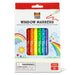 Tiger Tribe Window Markers 8-Pack Fine Tip