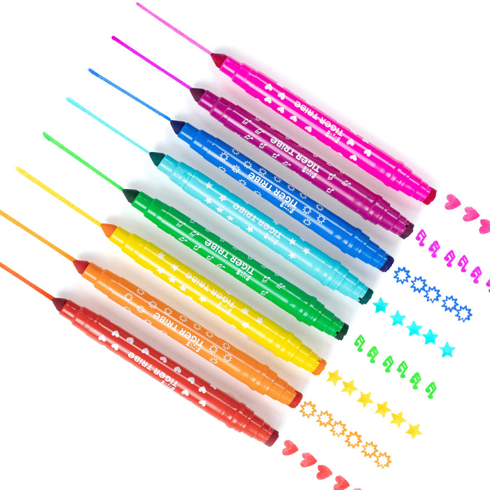Tiger Tribe Dual-Tip Stamp Markers 8-Piece Set