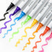 Tiger Tribe Dual-Tip Paint Pens 8-Pack Brush and Round Markers