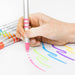 Tiger Tribe Dual-Tip Paint Pens 8-Pack Brush and Round Markers