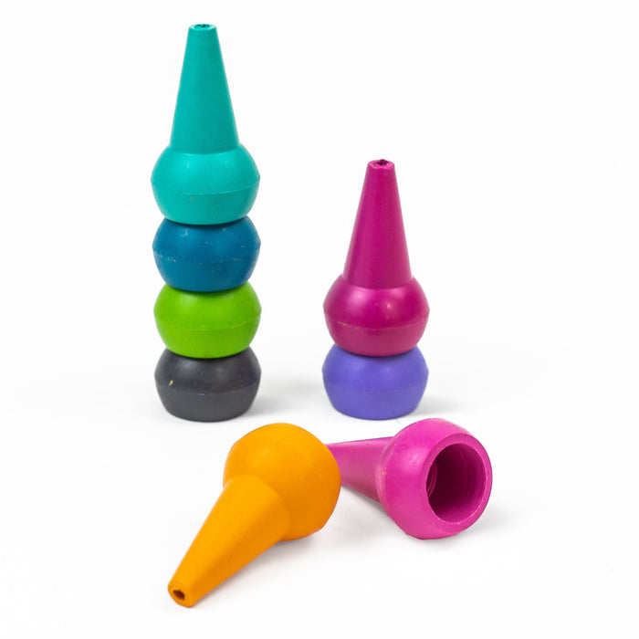 Tiger Tribe Stackable Crayons Candy Colours Set of 8
