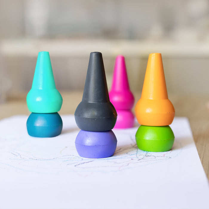 Tiger Tribe Stackable Crayons Candy Colours Set of 8