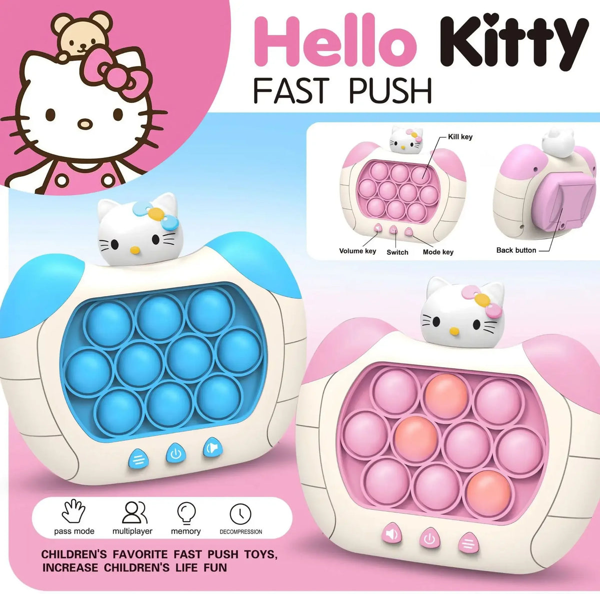 Fast Push Hello Kitty Game — Learning Express Gifts