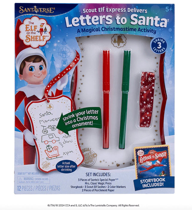 Elf on the Shelf Scout Elf Express Letters to Santa Mini Activity Kit