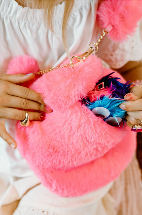 Pinky Promise Furry Purse