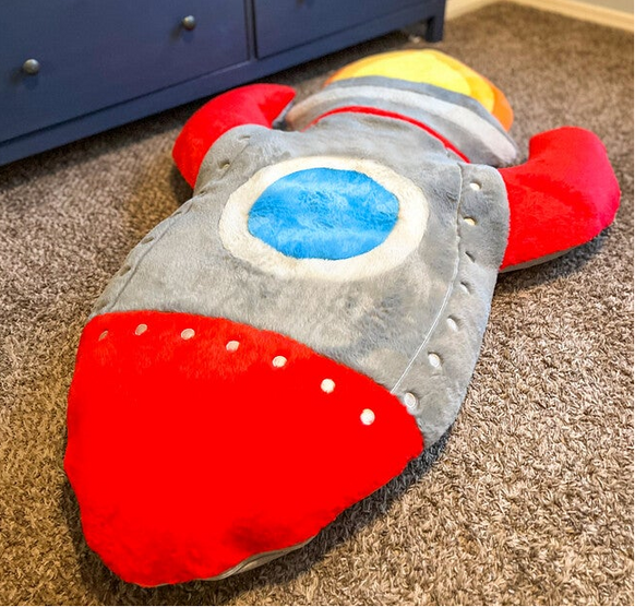 Rocketship Floor Cushion