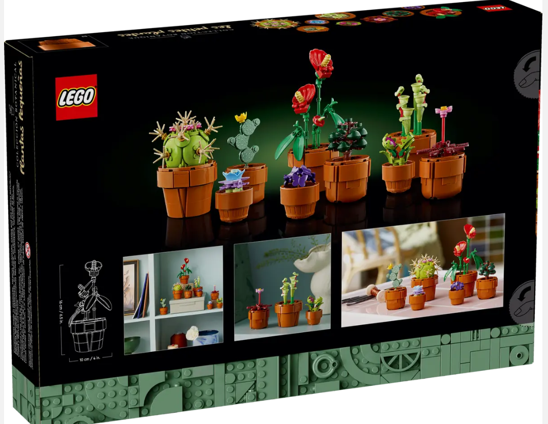 LEGO 10329 Icons Tiny Plants Build and Display Set for Adults