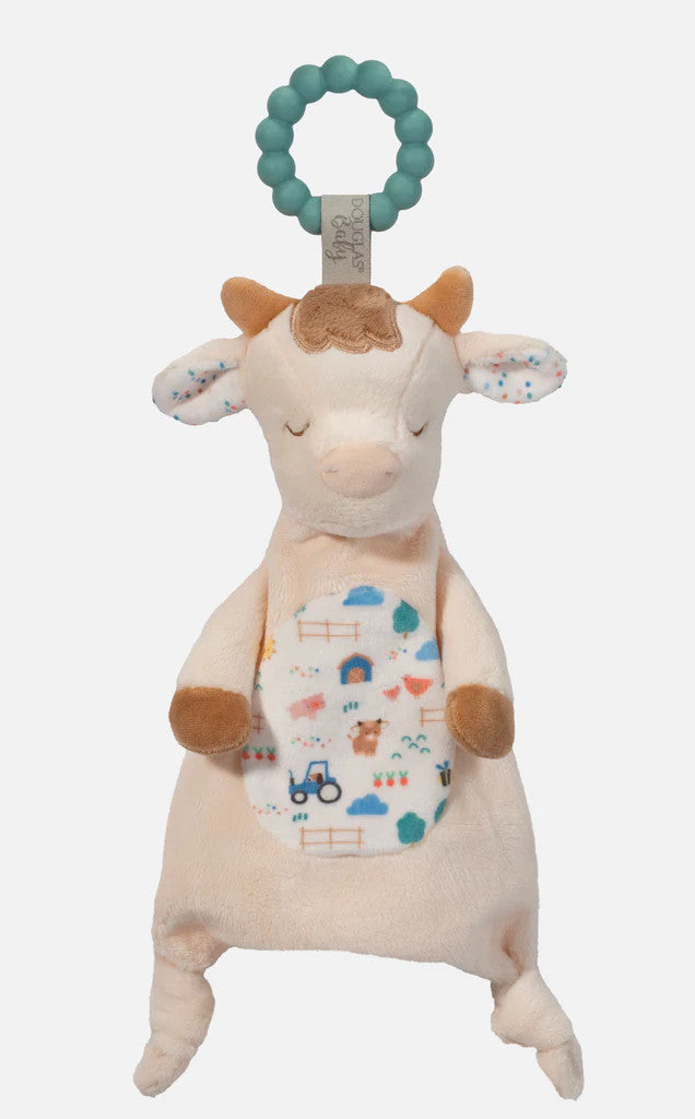 Douglas Hayes Highland Cow Teether 10-Inch Infant Toy