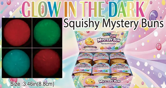 Single Glow In The Dark Squishy Dumpling