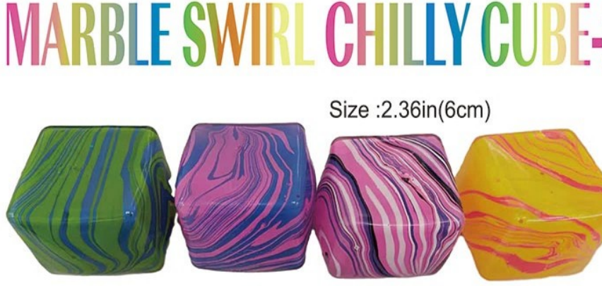 1 Marble Swirl Squihsy Cube