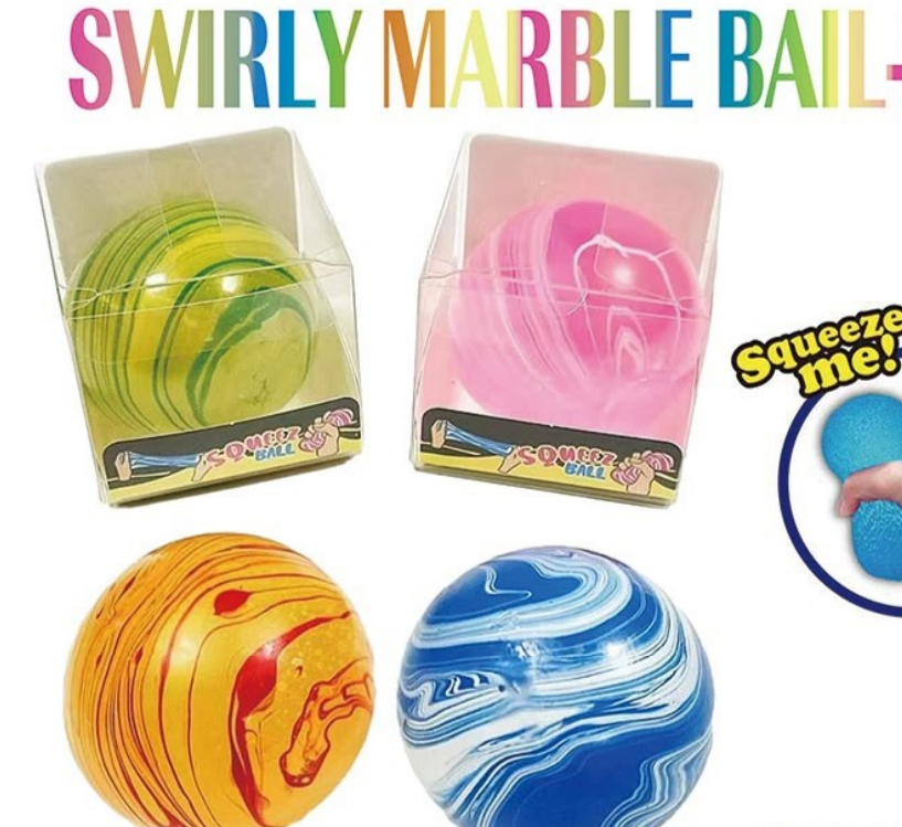 1 Swirl Marble Ball Squishy