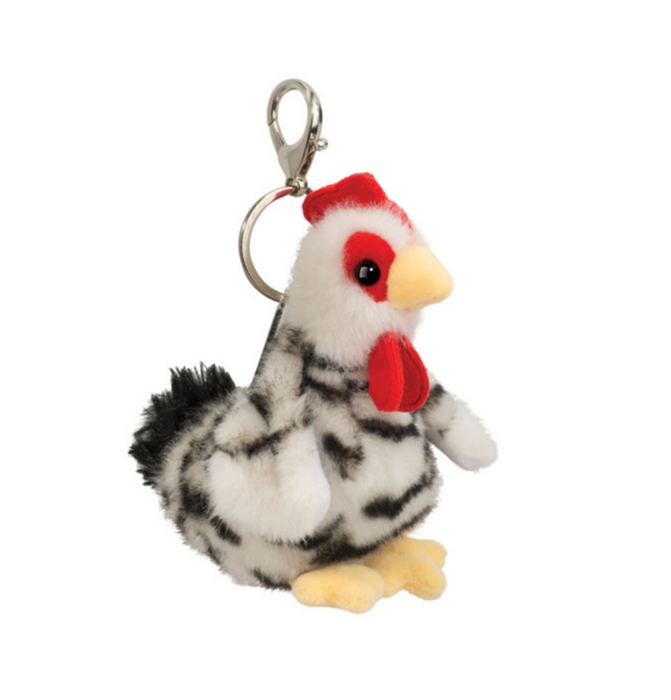 Douglas Chicken Plush Toy Bag Charm