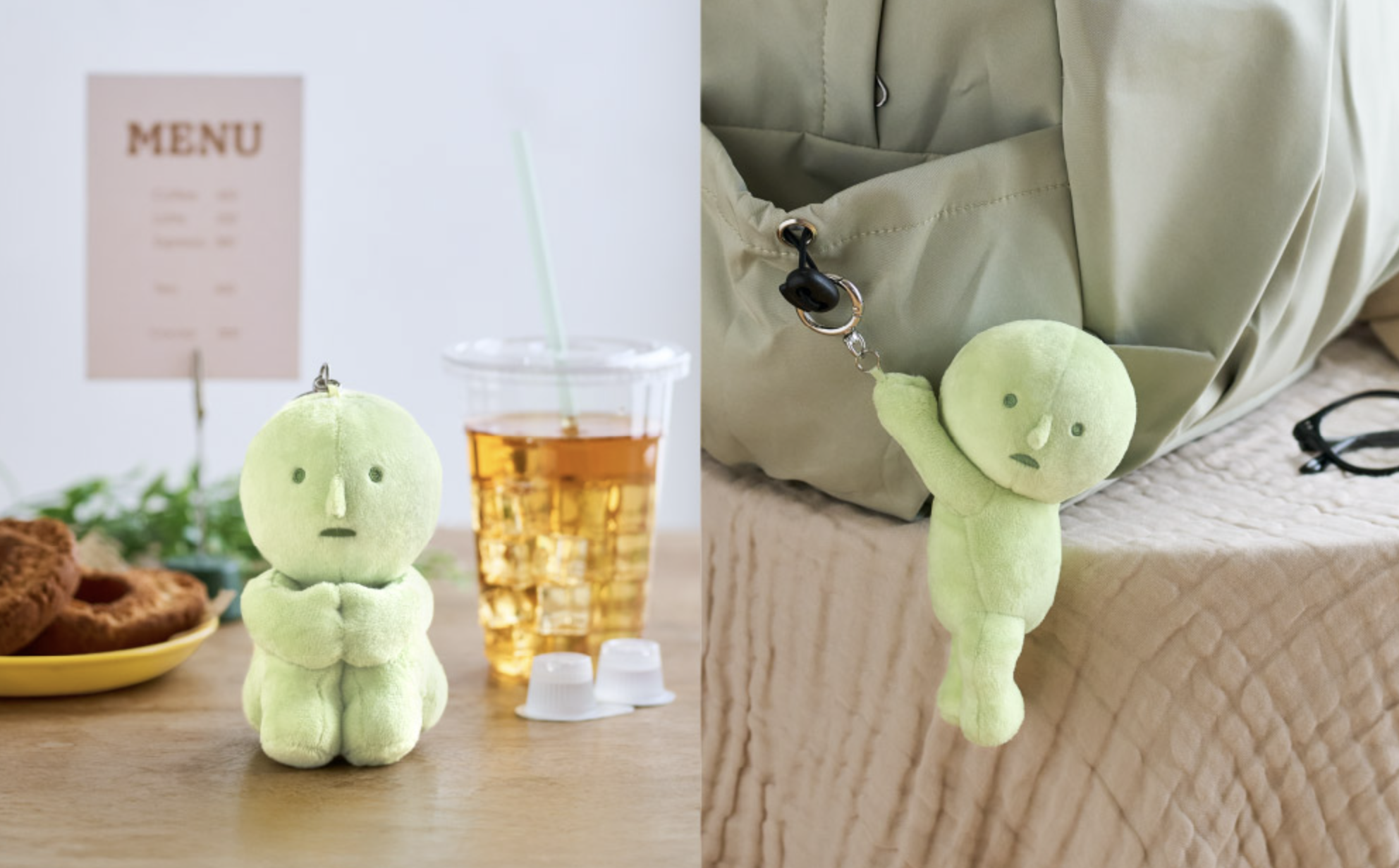 Smiski Plush Keychain - Hanging on by Dreams USA