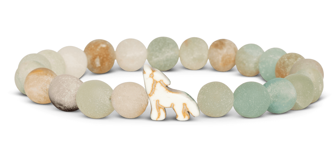 Wolf Sky Stone Bracelet