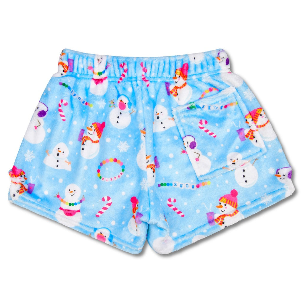 Snow Day Plush Shorts - Large
