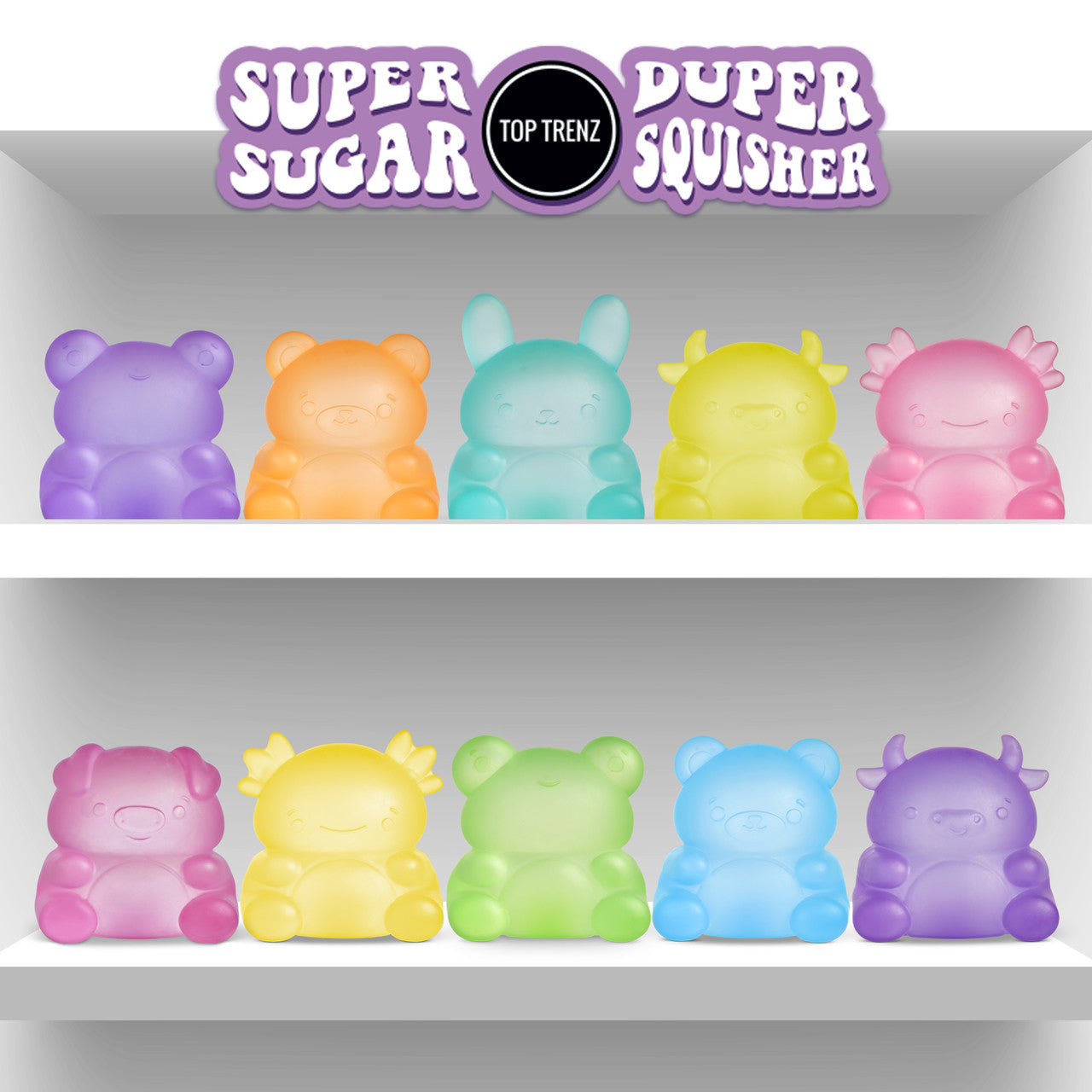 Penny the Bear Gummy Super Duper Sugar Squisher Fidget Toy