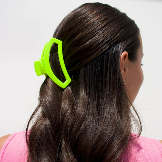 Medium Teleties Open Claw Clip  Summer Brights