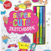 Editors of Klutz Super Cute Hardcover Sketchbook with Markers