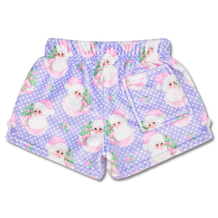 Sweet Santa Plush Shorts - Small
