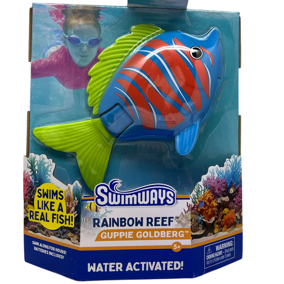 SwimWays Rainbow Reef Water-Activated Swimming Pool Fish Dive Toy