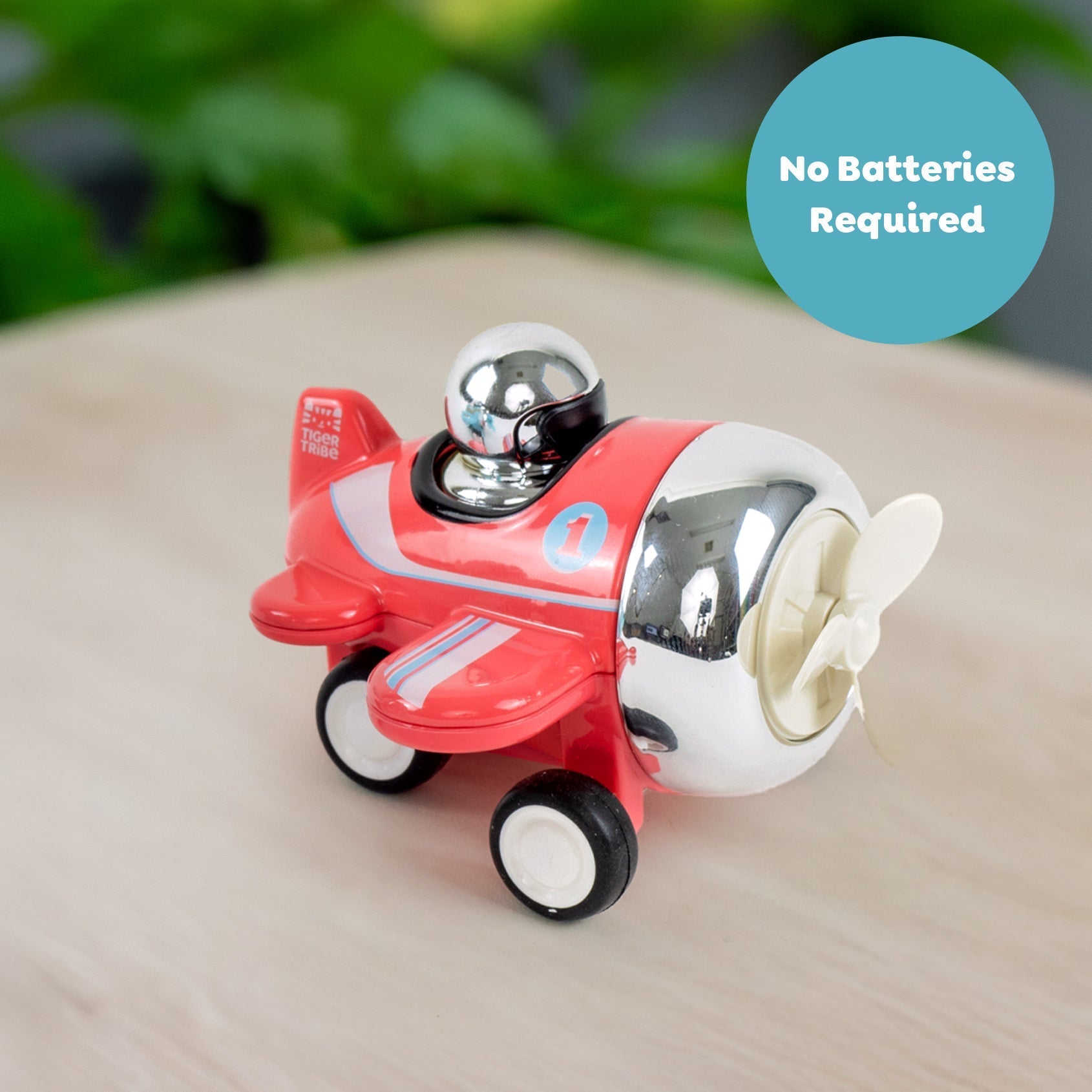 Tiger Tribe Presto Planes Swoop Red Press-Down Toy