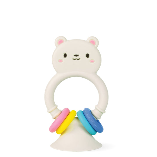 Tiger Tribe High Chair Buddy Silicone Bear Sensory Toy