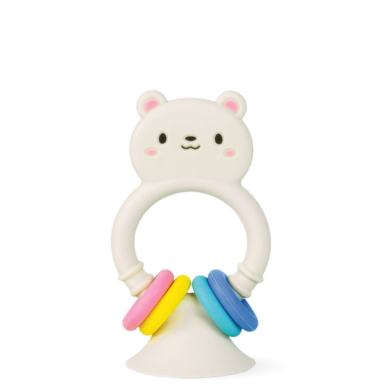 Tiger Tribe High Chair Buddy Silicone Bear Sensory Toy