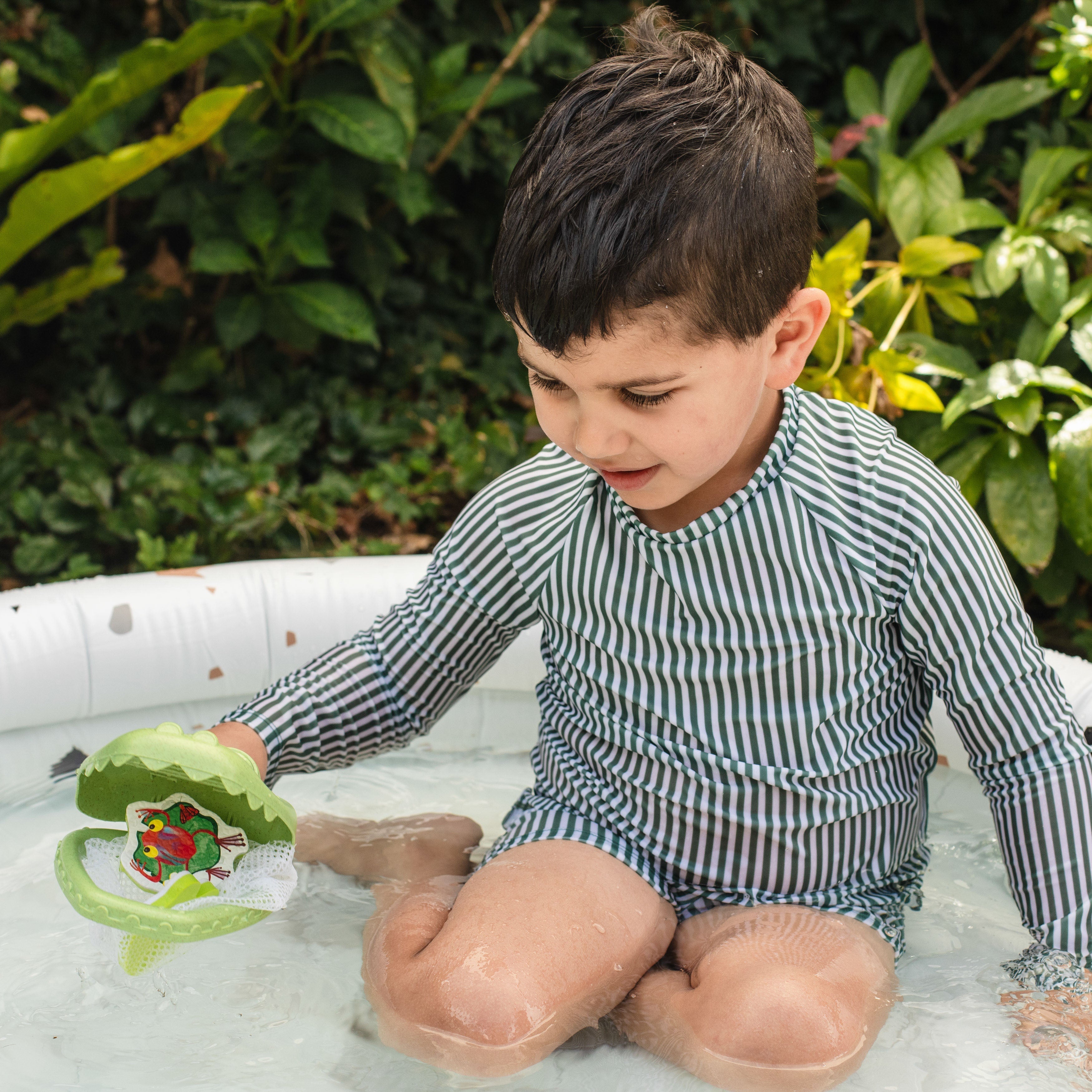 Tiger Tribe Croc Chasey Catch a Frog Bath Toy