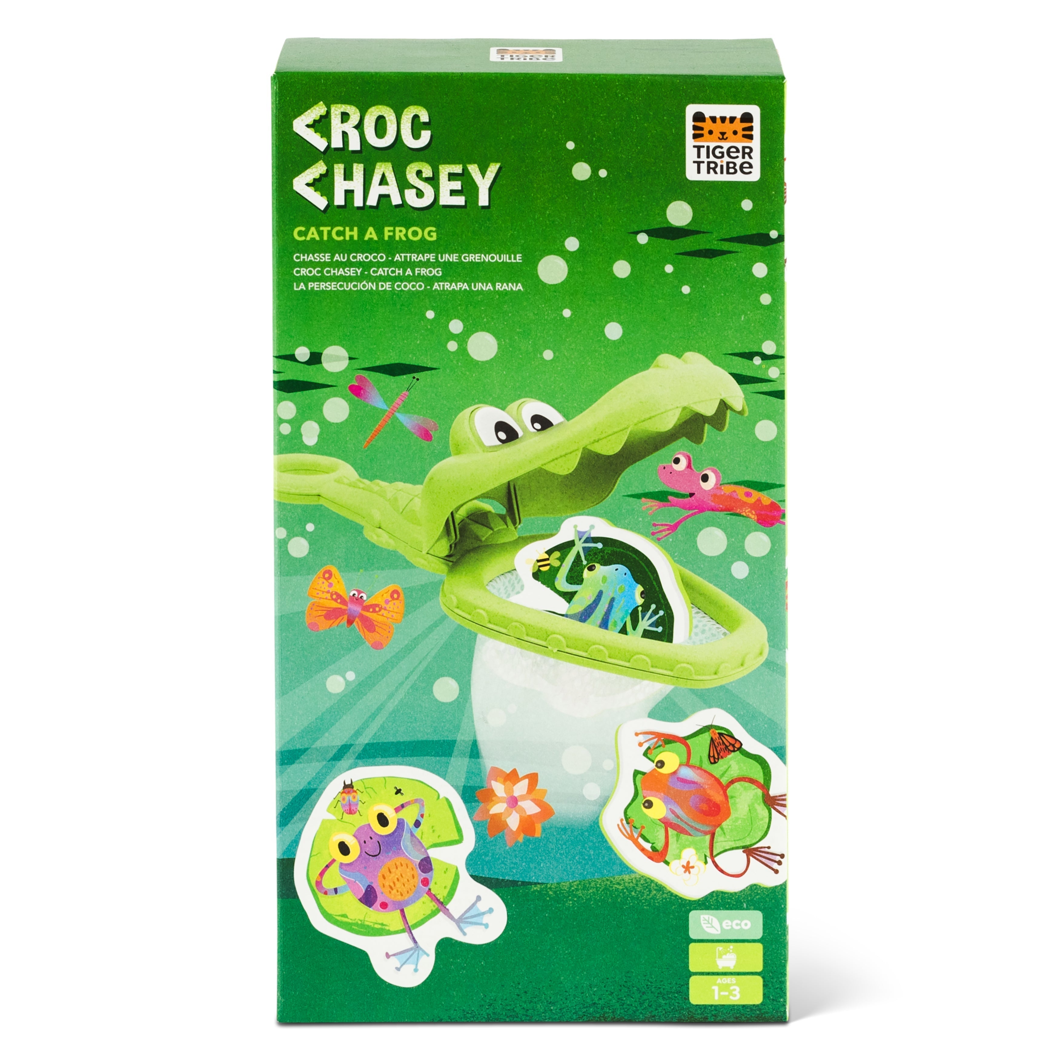 Tiger Tribe Croc Chasey Catch a Frog Bath Toy