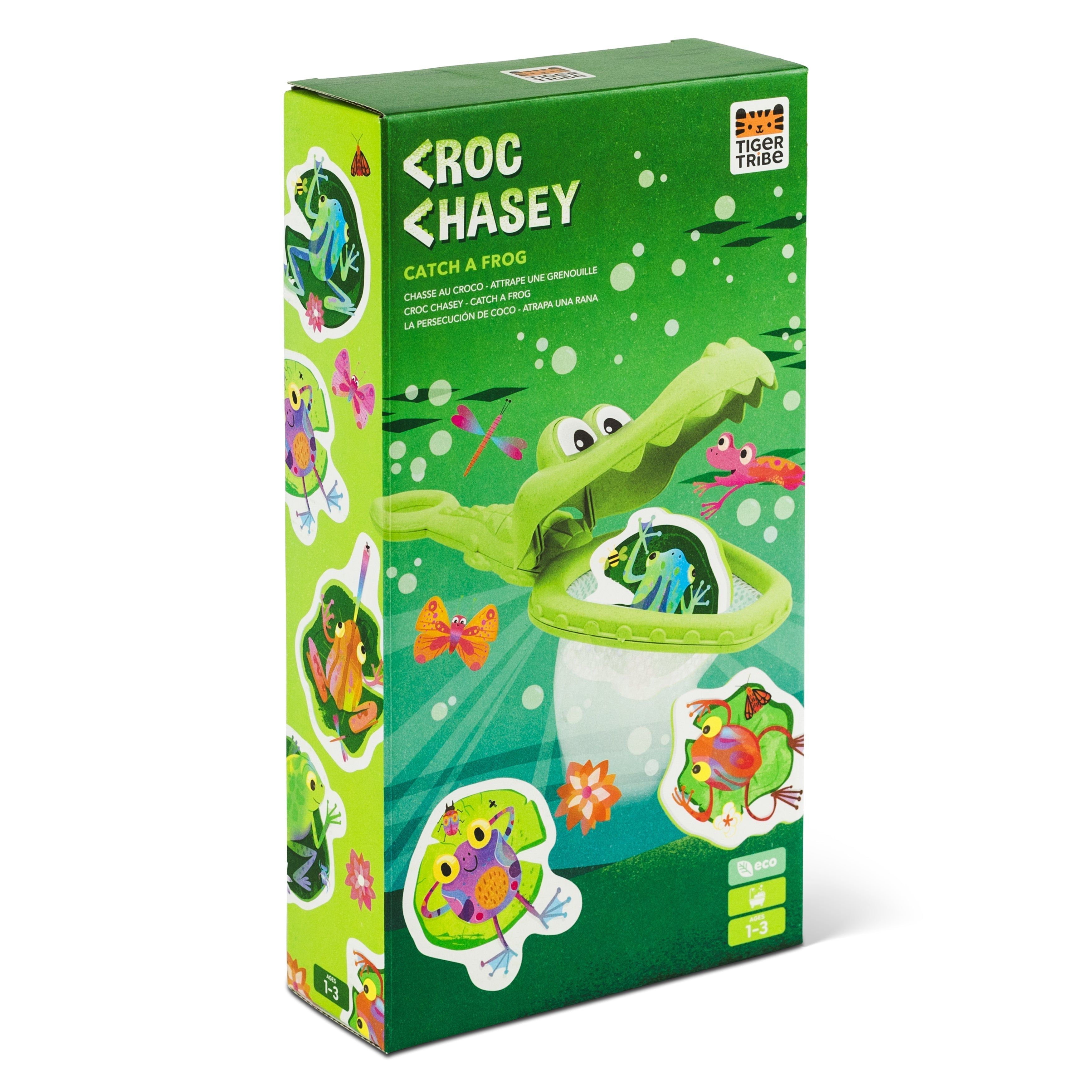 Tiger Tribe Croc Chasey Catch a Frog Bath Toy
