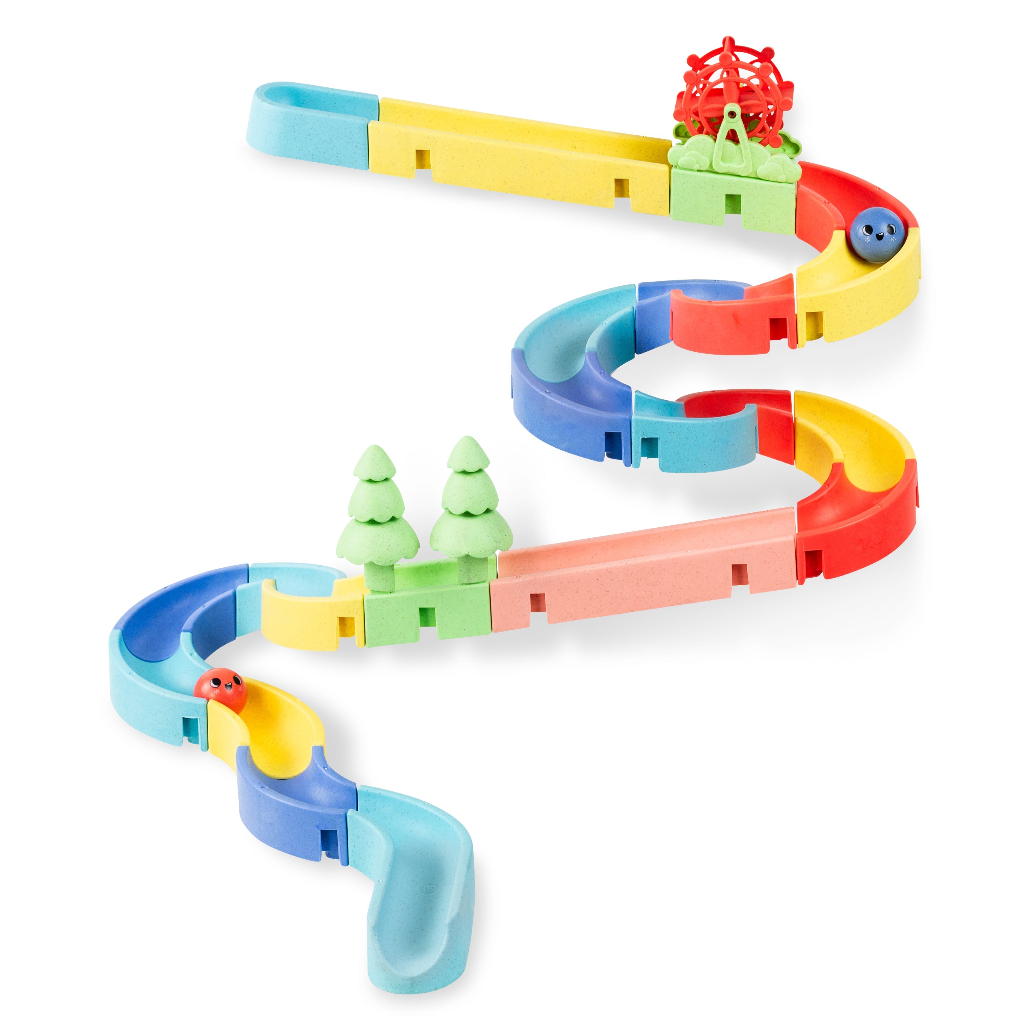 Tiger Tribe Eco Waterslide Marble Run Bath Toy 25 Pieces