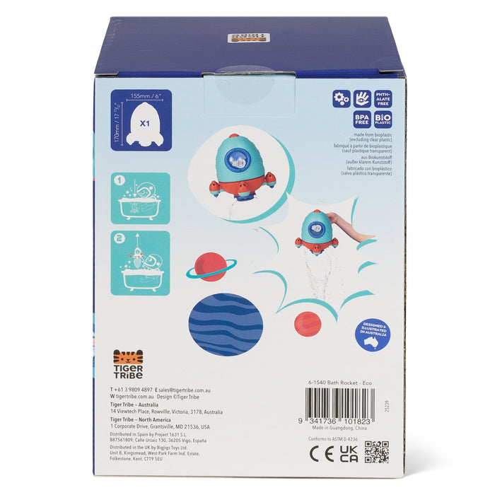 Tiger Tribe Bath Rocket Eco Sensory Bath Toy
