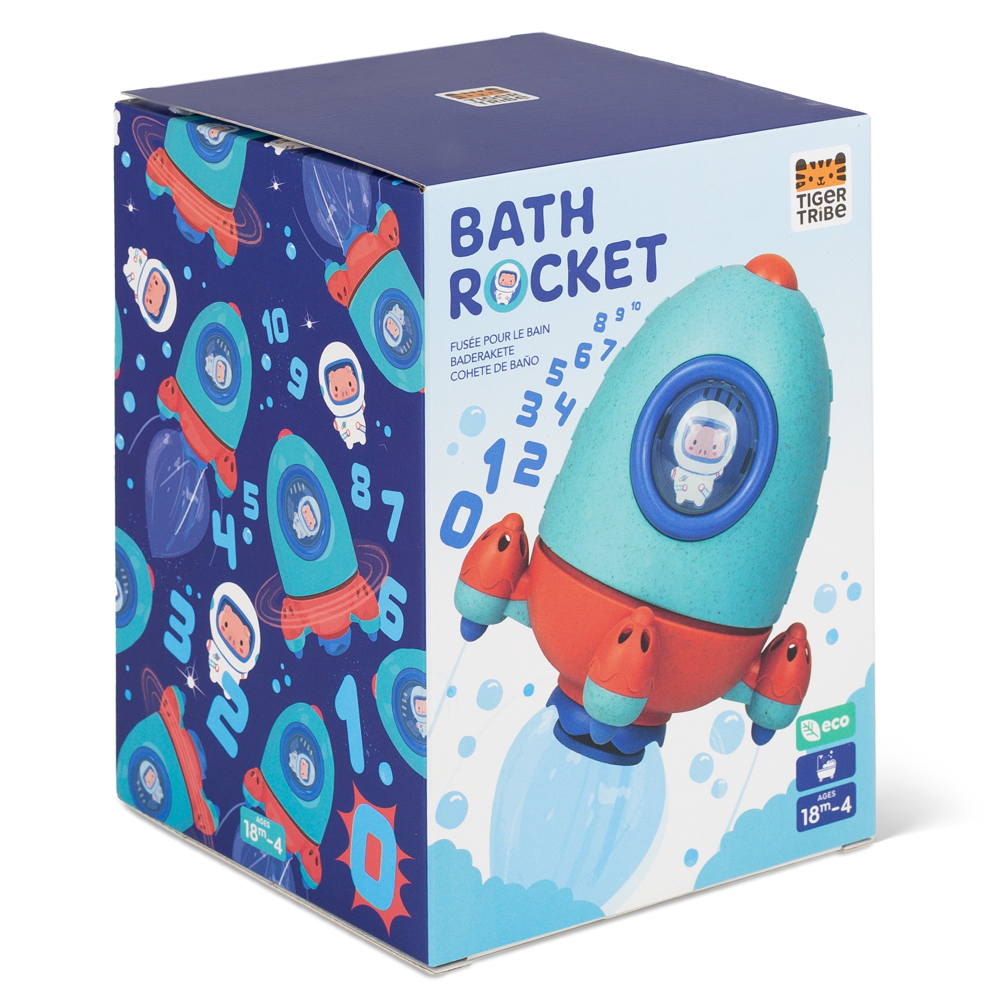 Tiger Tribe Bath Rocket Eco Sensory Bath Toy