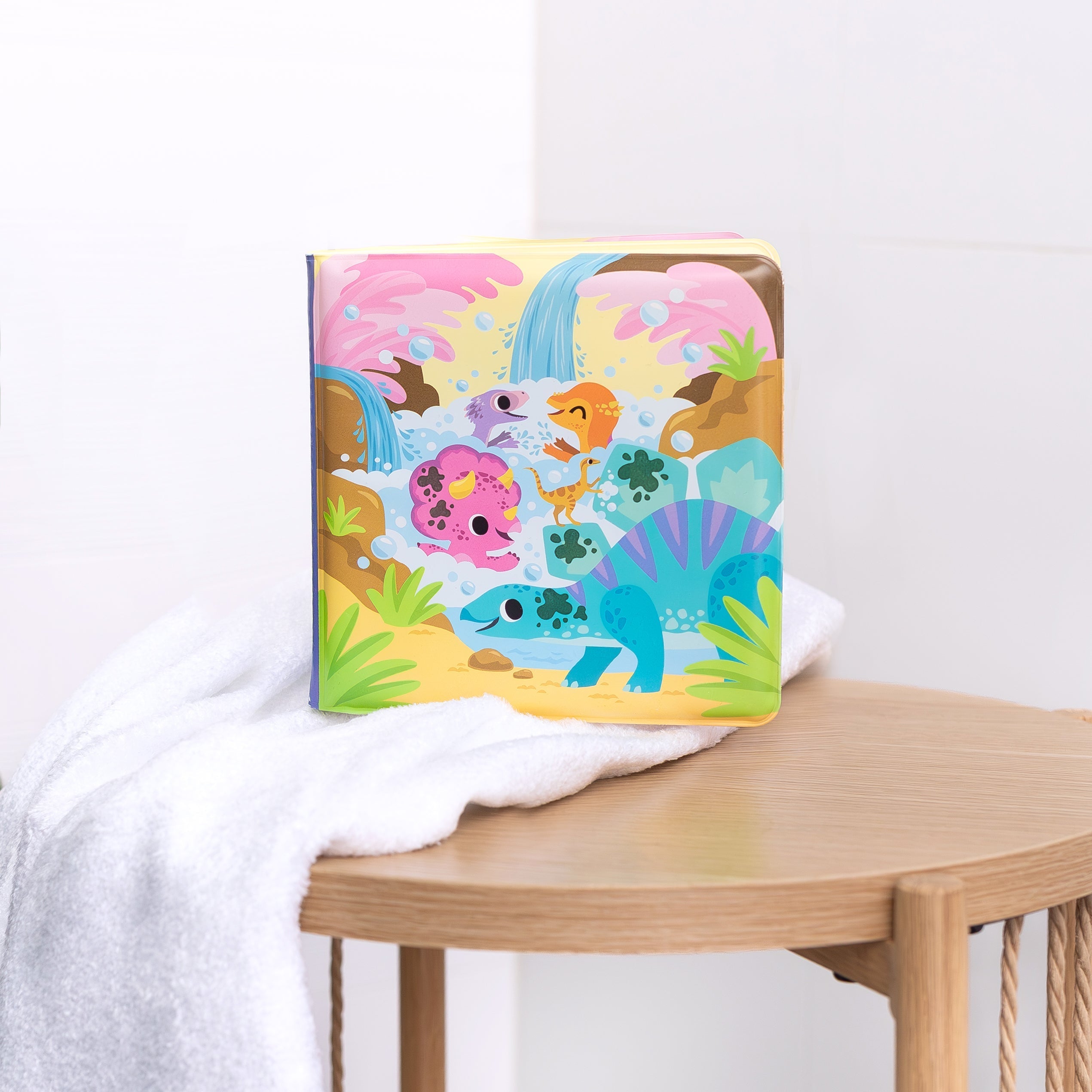 Tiger Tribe Messy Dinosaurs Interactive Water-Reveal Bath Book for Kids