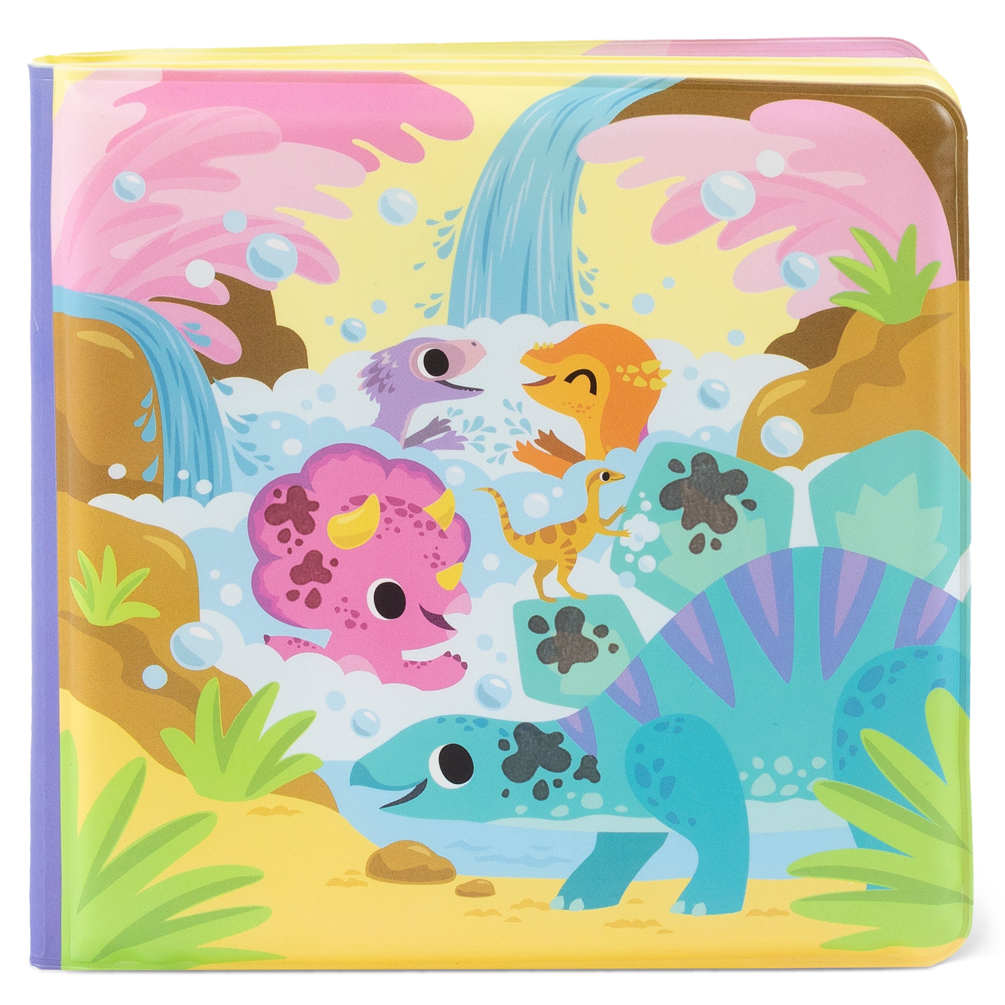 Tiger Tribe Messy Dinosaurs Interactive Water-Reveal Bath Book for Kids
